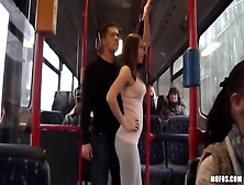 Russian Girl Has Intense Sex On Public Bus
