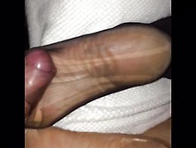 Nylon Cock Wrapped And Suck