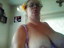 Granny With Nice Huge Boobs On Webcam