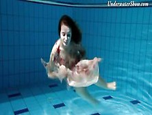 Cute Smoking Hot Girl Edwiga Underwater